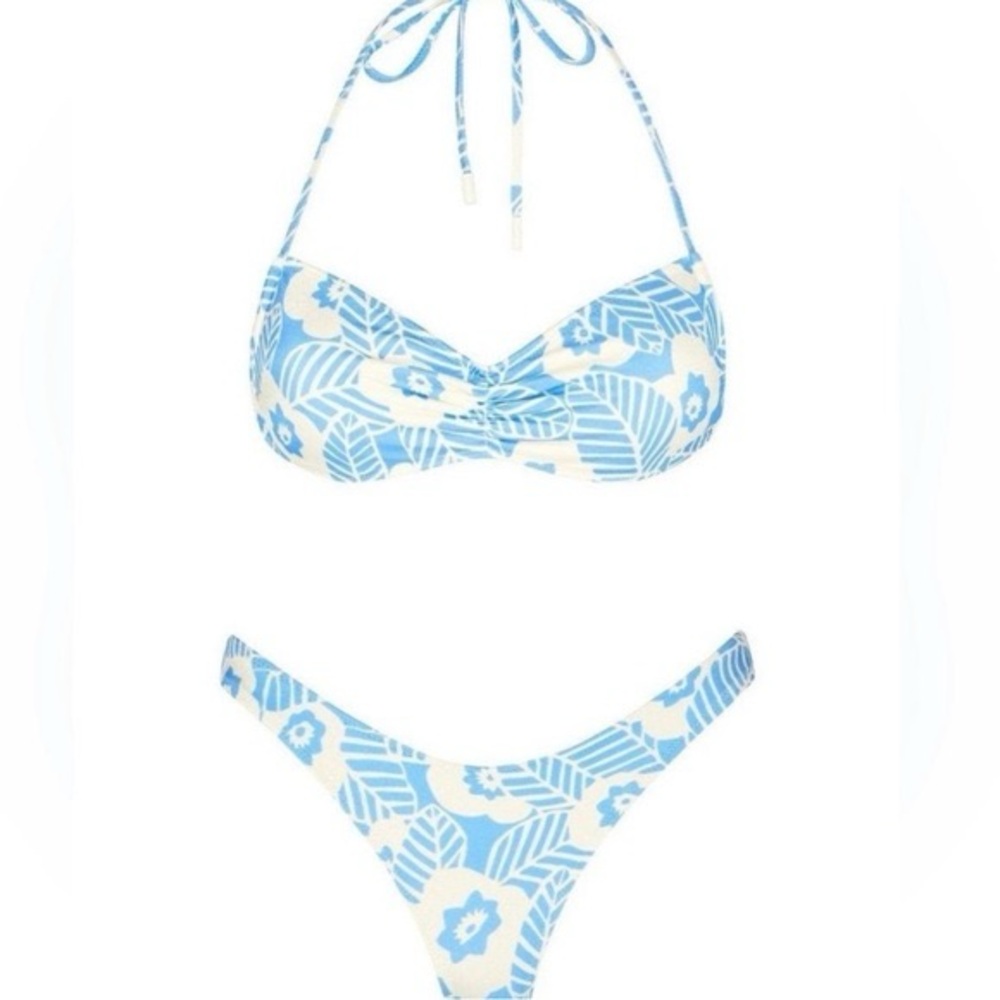 Triangl patterned bikini